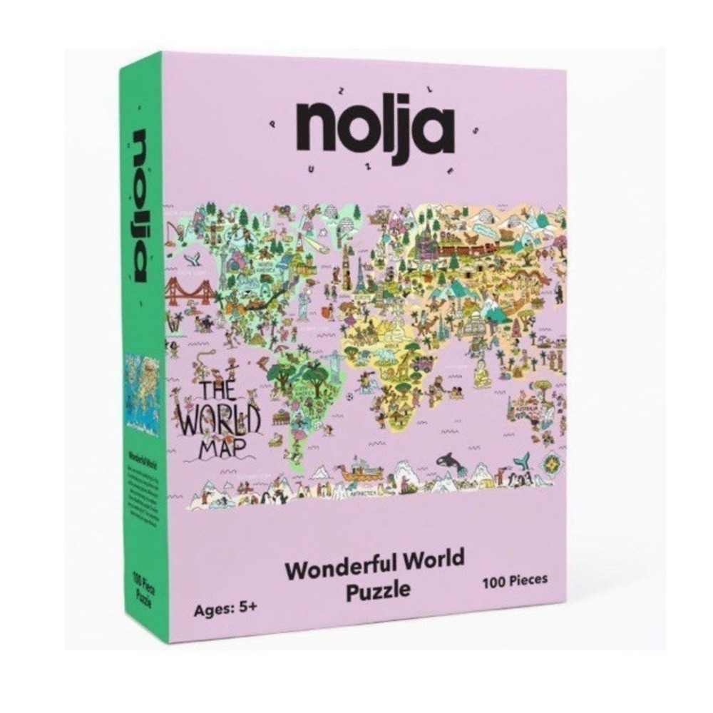 Nolja Wonderful World 100 Piece Jigsaw Puzzle